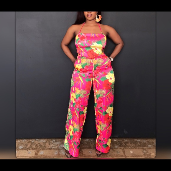 Fuchsia Hawaiian Set - Picture 1 of 3